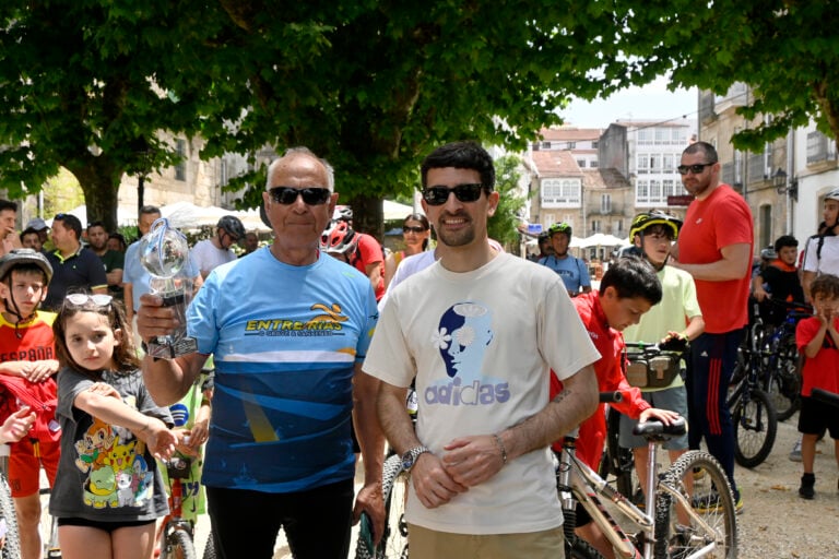 Éxito de participación no Día da Bicicleta en Padrón, con 181 inscritos