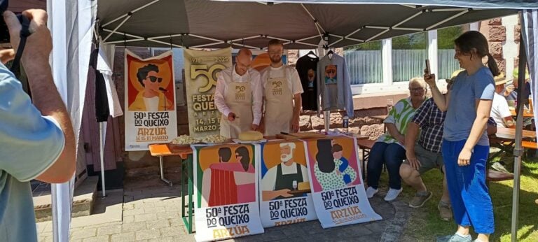 Arzúa presume do seu queixo en Alemaña