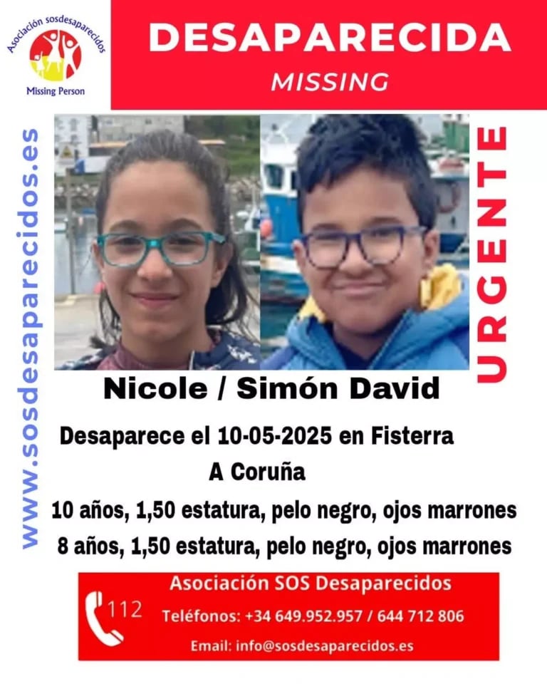 Desaparecidos dos menores de 10 y 8 años en Fisterra