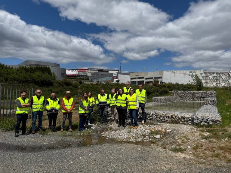Santiago pon en marcha unha infraestrutura verde pioneira para tratar augas de escorras