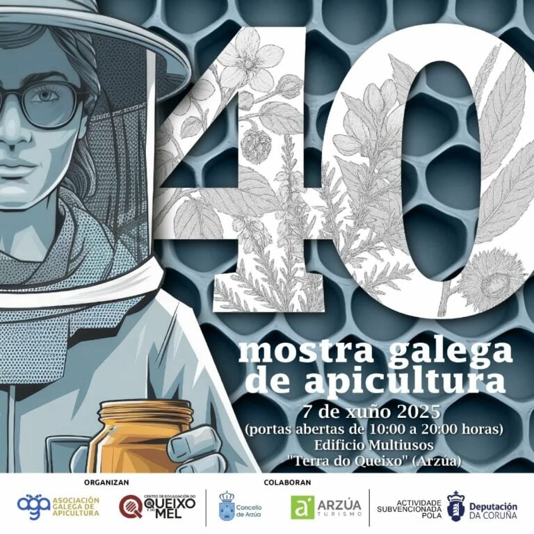Arzúa acolle a 40ª Mostra Galega de Apicultura con charlas, actividades e divulgación