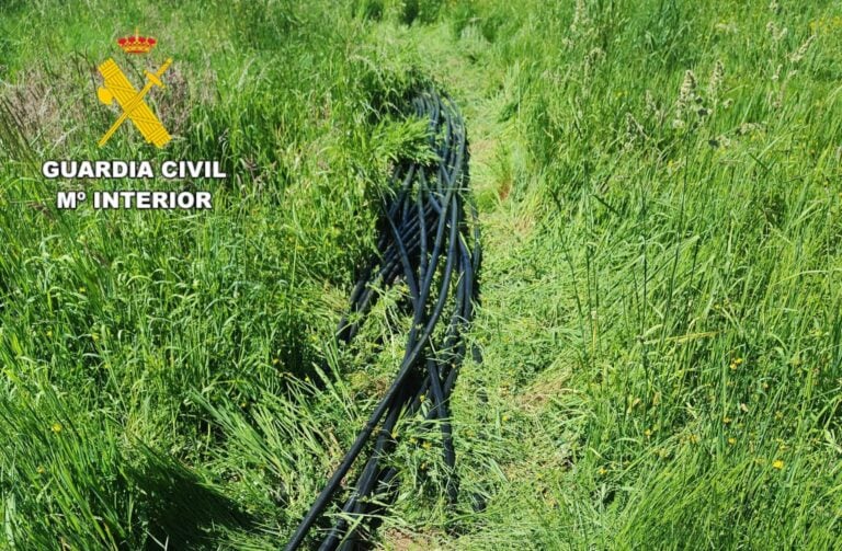 Desmantelan en Oroso una red de robo de cable y recuperan 1.410 kilos de cobre