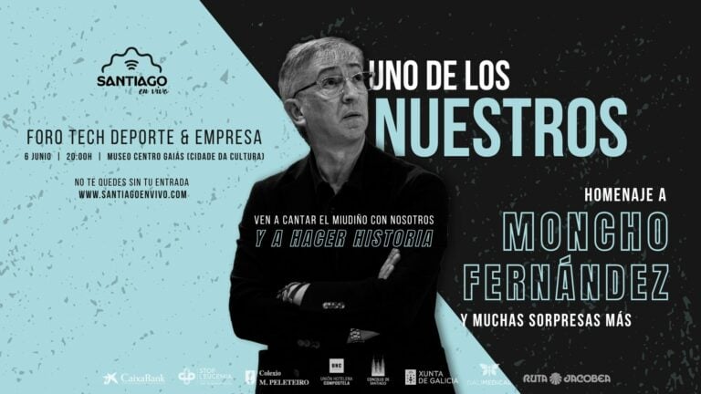 Santiago en Vivo reconoce la trayectoria de Moncho Fernández como símbolo de liderazgo con raíces