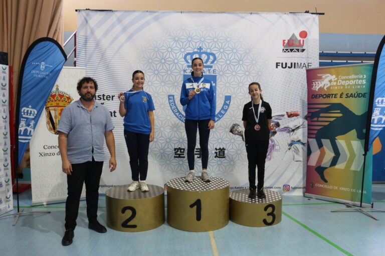 A amesá Olivia Parga acadou a medalla de ouro na 3º Xornada da Liga Galega de Karate