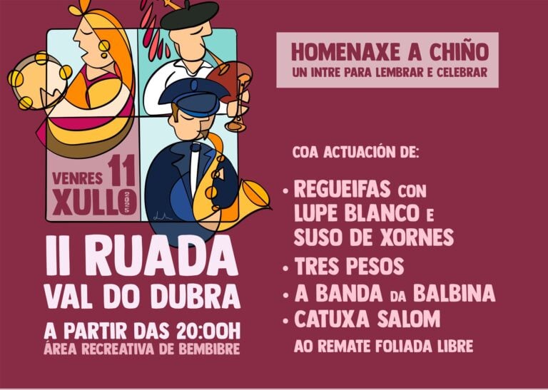 Val do Dubra celebra a II Ruada o vindeiro 11 de xullo cunha homenaxe especial a Chiño
