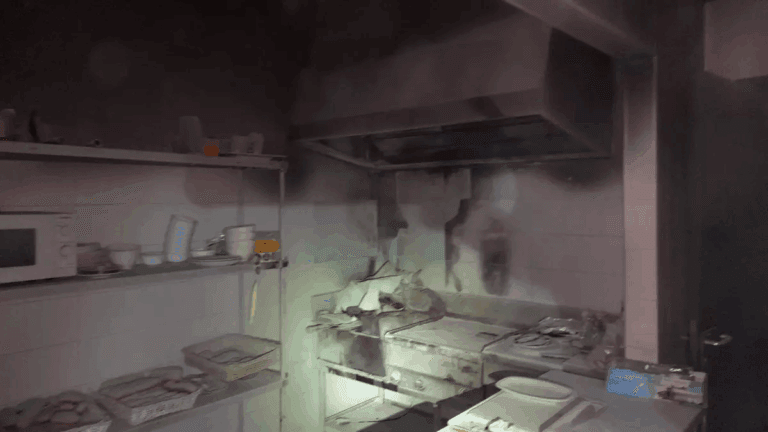 Incendio en la cafetería del Hospital do Barbanza