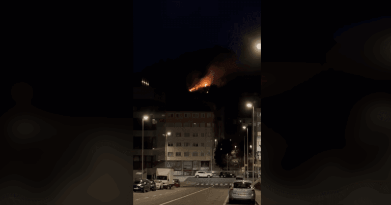 Detenido un menor por su presunta implicación en siete incendios en Santiago