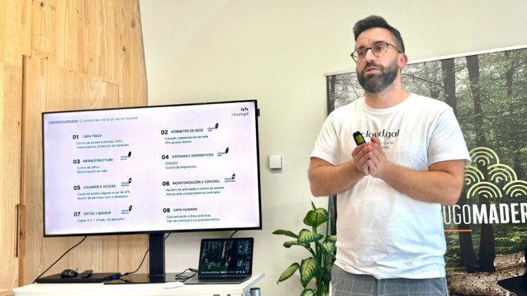Cloud.gal imparte una ponencia para blindar al sector forestal de Lugo frente a los ciberataques