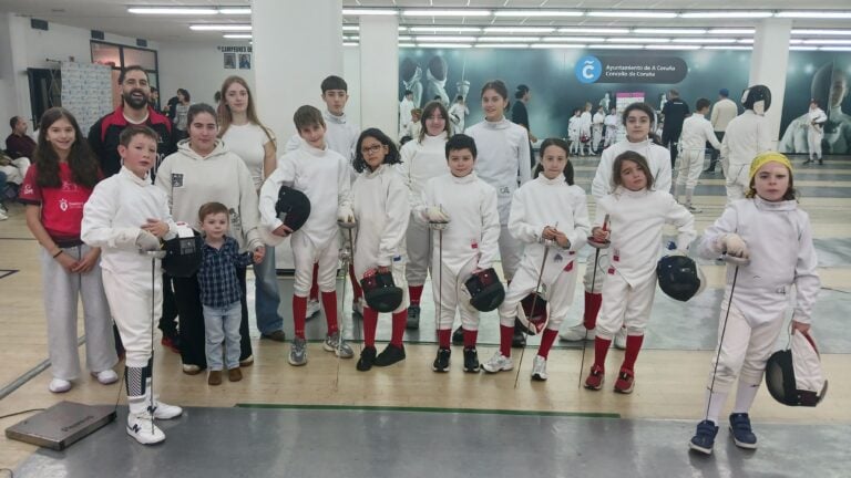 O Compostela Esgrima arrasa no primeiro Torneo Ranking Galego