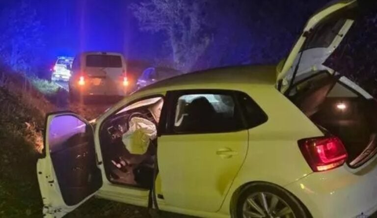 Noite complicada en Ames con varios accidentes e dous impactos contra xabarís