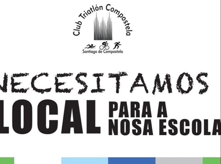 O Triatlón Compostela solicita un local no Verónica Boquete e igualdade de trato