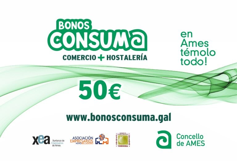 Abre o prazo para descargar e comezar a usar os Bonos Consuma 2025