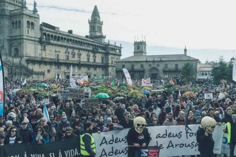 Santiago volve dicir non a Altri nunha mobilización masiva