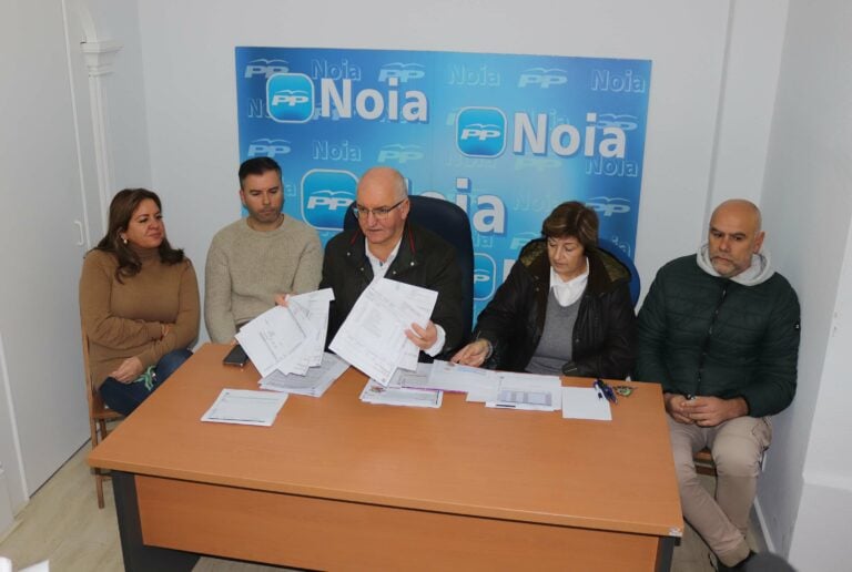 PP de Noia acusa a PSOE e Marea de pagar gastos de hostalería e privados con achegas municipais
