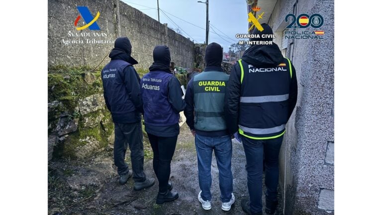Desarticulada una organización criminal dedicada al tráfico de cocaína entre Pontevedra y A Coruña
