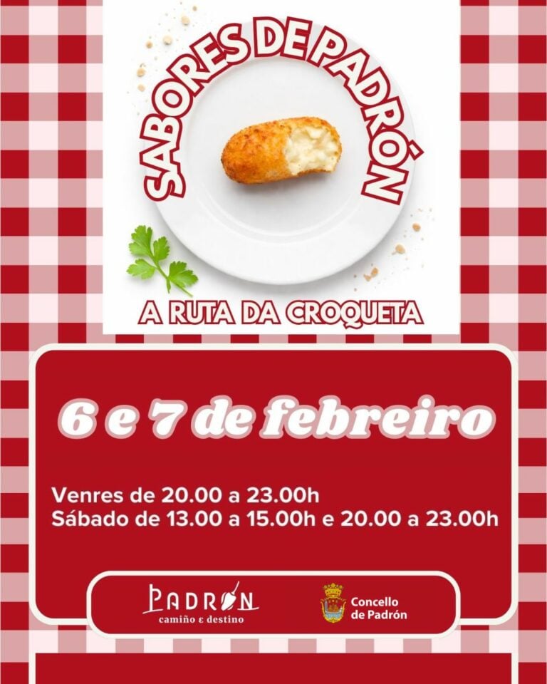 O Concello pon en marcha ‘Sabores de Padrón, a ruta da croqueta’ para dinamizar a hostalería local
