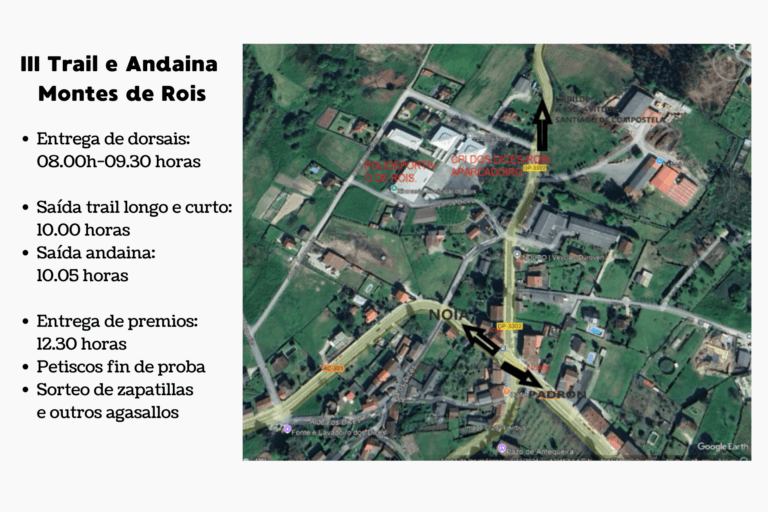 Máis de 700 deportistas participarán este domingo no III Trail e Andaina Montes de Rois