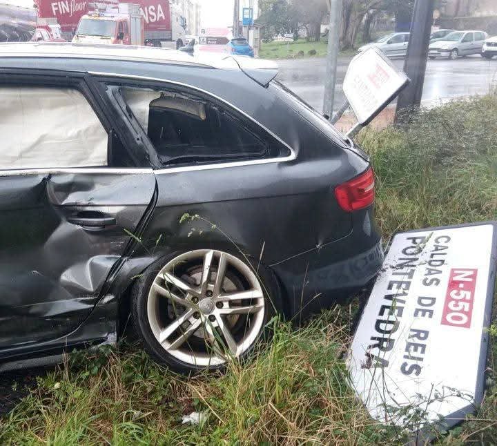 Sábado accidentado nas estradas de Valga, Rois e Padrón