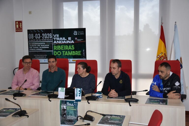 Ames presenta o Trail e Andaina Ribeiras do Tambre e Campionato Xunta de Galicia de Trail Running Preclassic