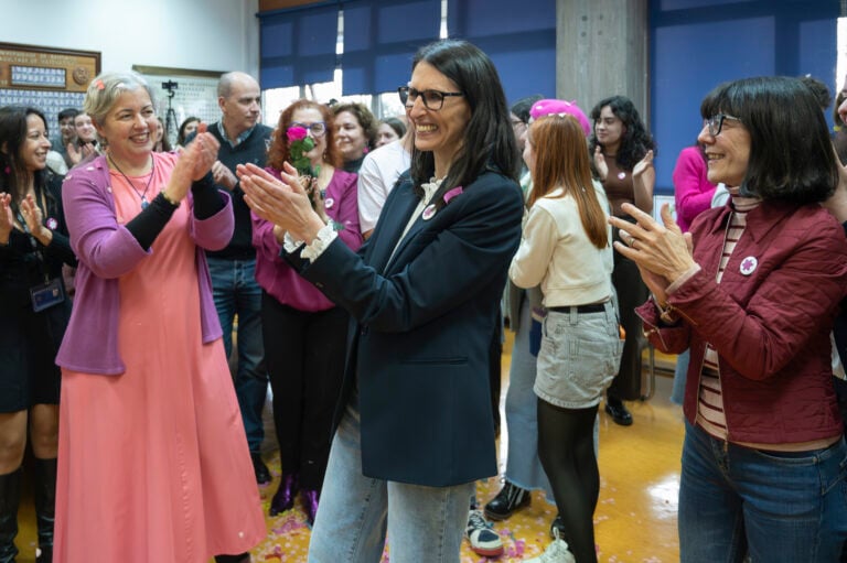 Rosa Crujeiras convértese na primeira reitora da historia da USC