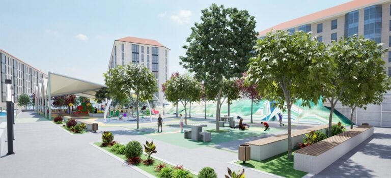 Así será o novo parque de Pardiñeiros no Milladoiro: inclusivo e para rapazada de máis idade