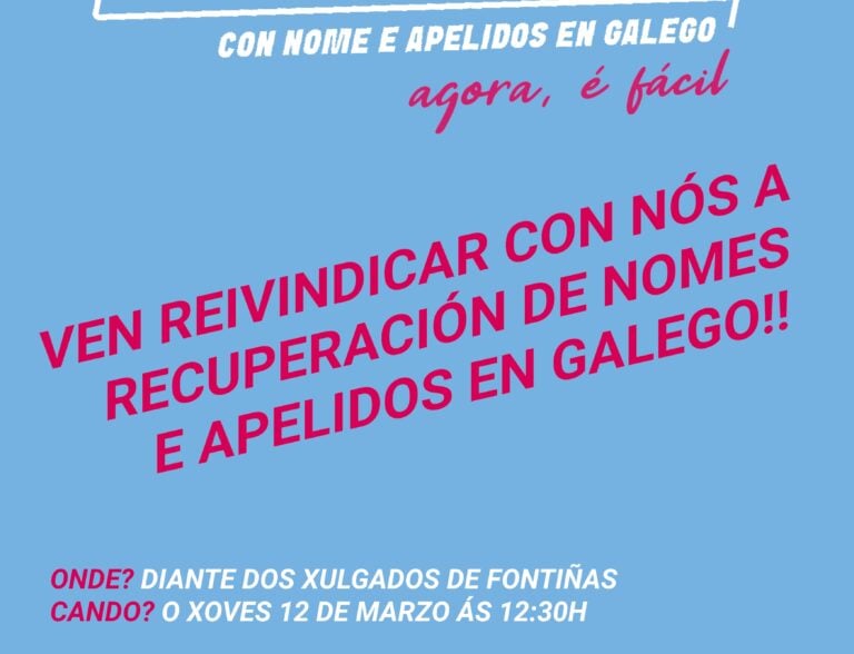 BNG chama a recuperar os nomes e apelidos na súa forma orixinal galega