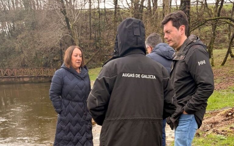Arzúa continúa a recuperación da área recreativa de Ribadiso co obxectivo de habilitar o baño