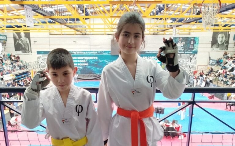 El club estradense Número Phi logra dos bronces en el Campeonato Gallego Promesas de Taekwondo