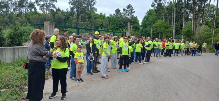 Andaina reivindicativa contra o proxecto de planta de residuos de Cacheiras