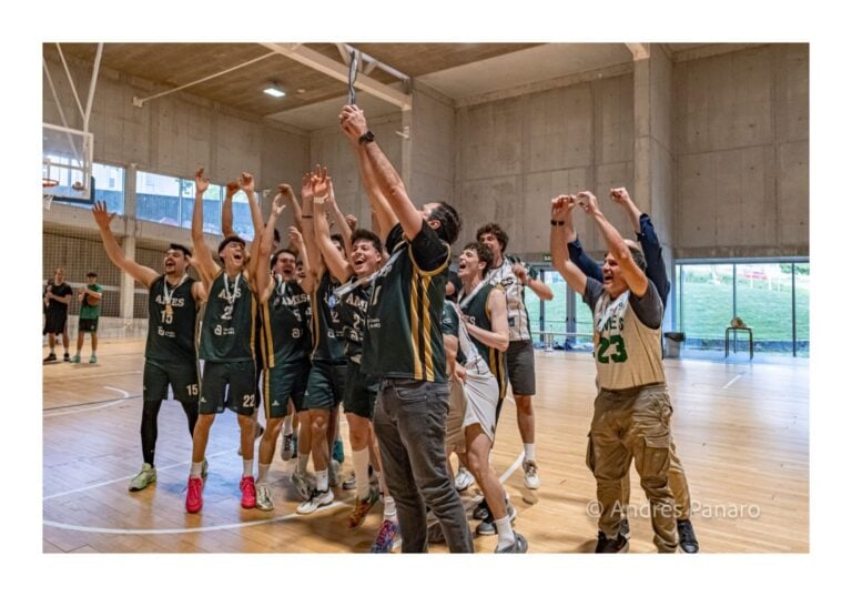 O Club Baloncesto Ames álzase co seu primeiro título oficial