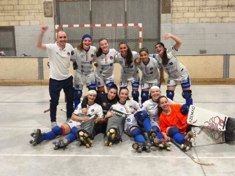 El Hockey Club Raxoi asciende a la OK Liga tras una contundente victoria en Bilbao