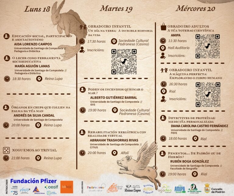 Padrón enche os bares de ciencia co festival internacional Pint of Science