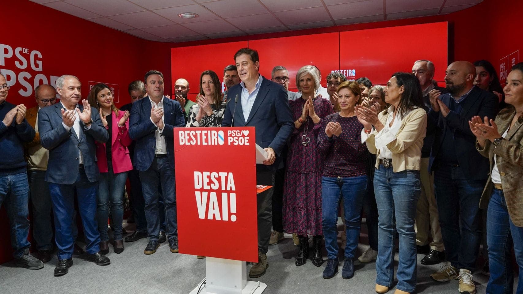 El PSdeG apuesta también por Besteiro como candidato en las elecciones de 2028