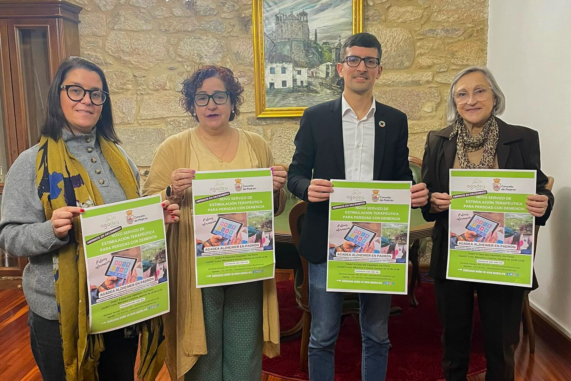 Padrón estreará o 16 un servizo de Estimulación terapéutica para persoas con demencia