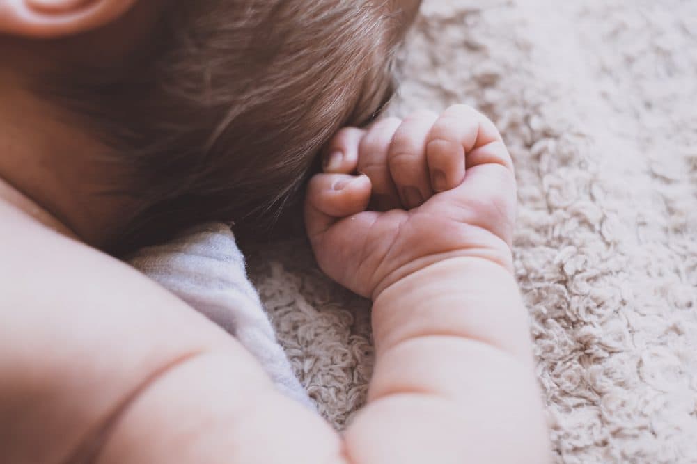 Nora, o primeiro bebé de 2025 nacido en Santiago