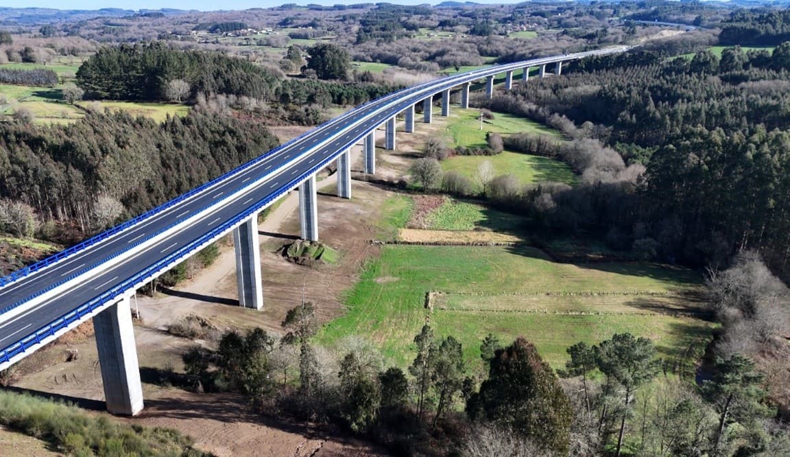 Inaugurado o tramo da A-54 entre Palas de Rei e Melide