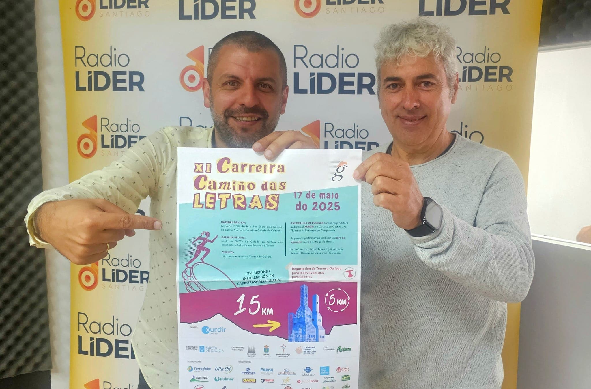 O Pico Sacro e a Cidade da Cultura conectados pola carreira que fala en galego