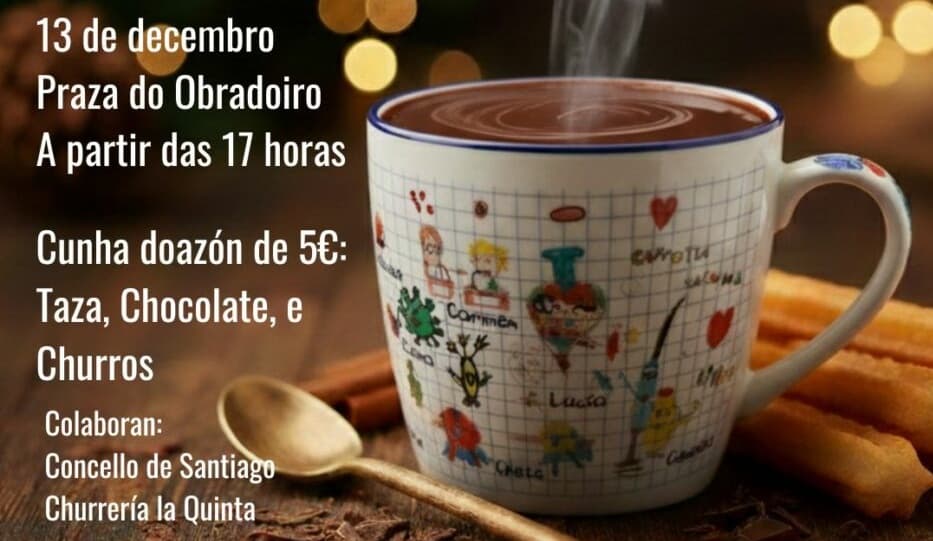 Obra Social Pediatría recauda fondos este sábado con una chocolatada solidaria en el Obradoiro