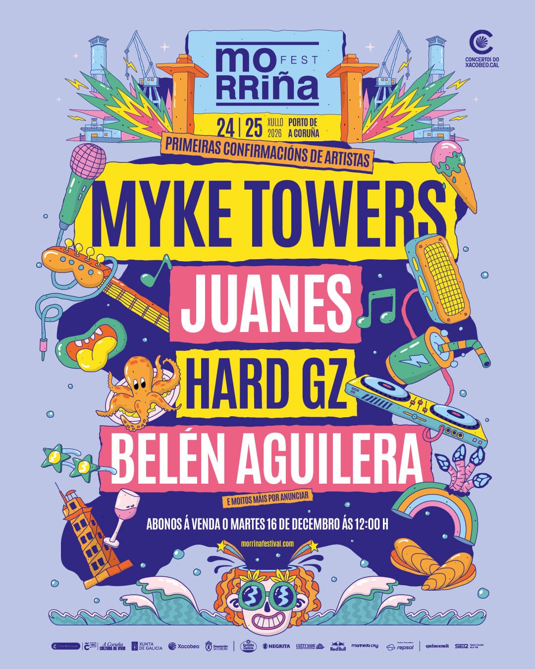 Myke Towers y Juanes, entre los primeros artistas confirmados del Caudal Fest