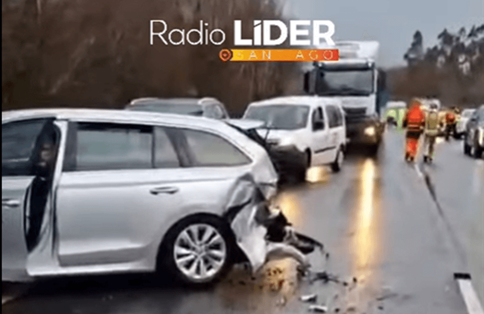 Una cortina de granizo, posible causa del accidente múltiple en la AP-9