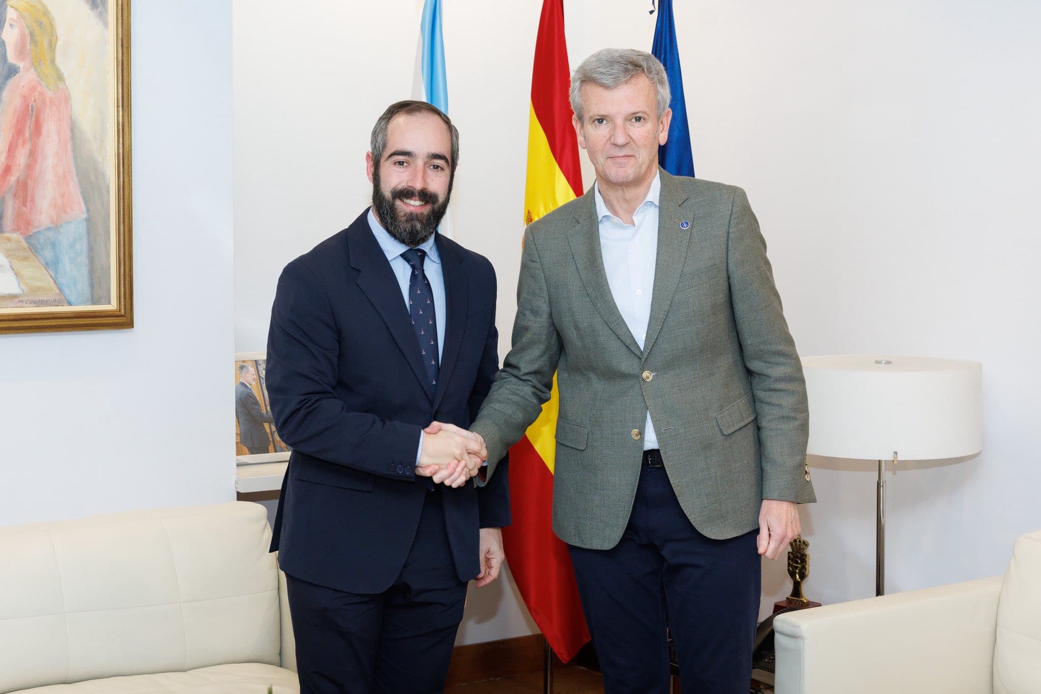 Rianxo avanza en proxectos estratéxicos tras unha xuntanza co presidente da Xunta