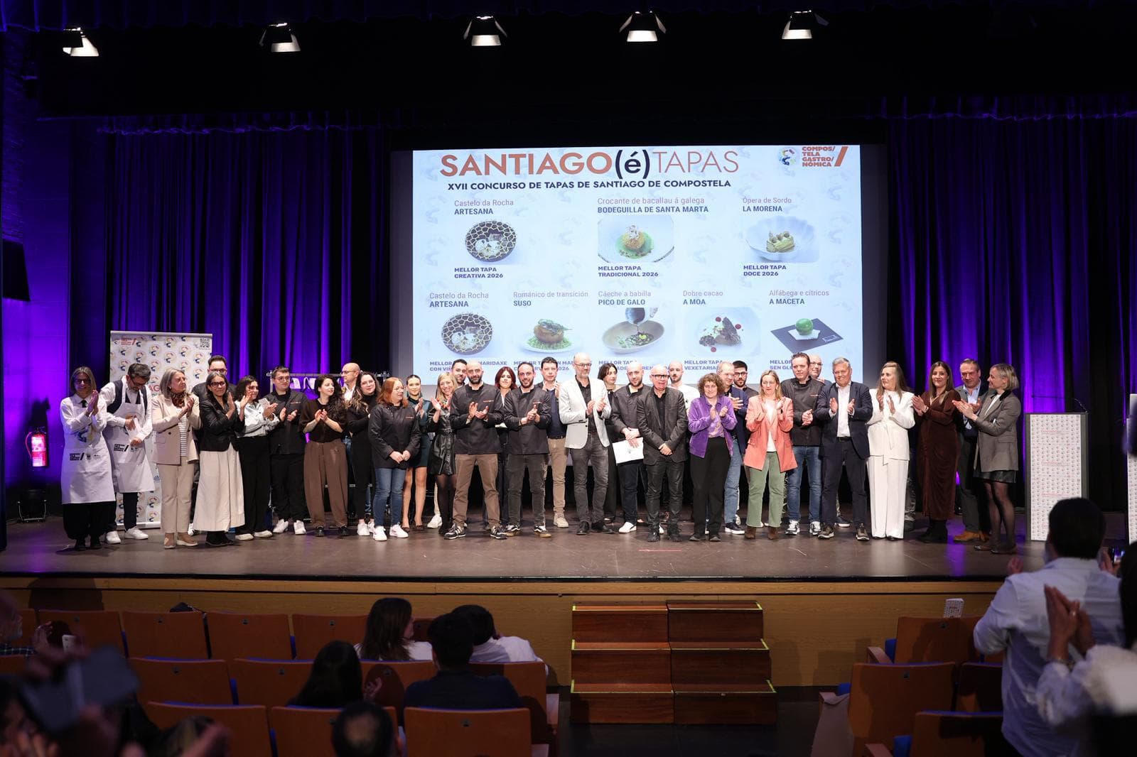 Artesana, Bodeguilla de Santa Marta e La Morena, gañadores do XVII Santiago(é)Tapas