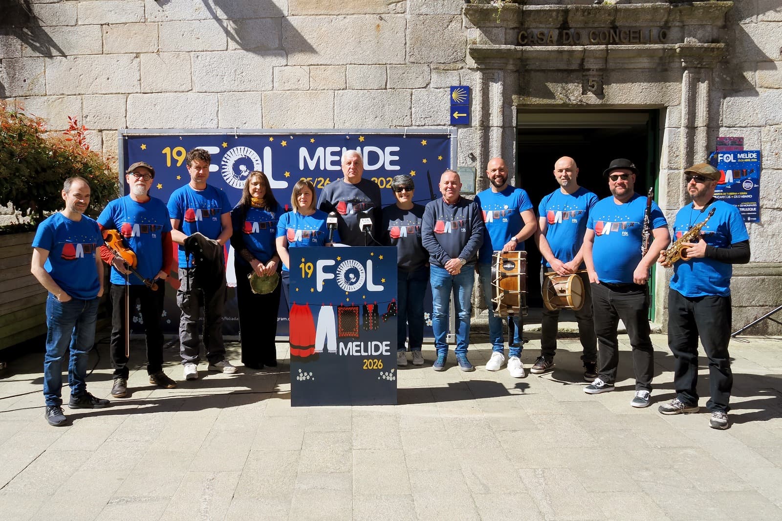 Melide celebrará os días 25 e 26 de abril a súa 19ª Foliada
