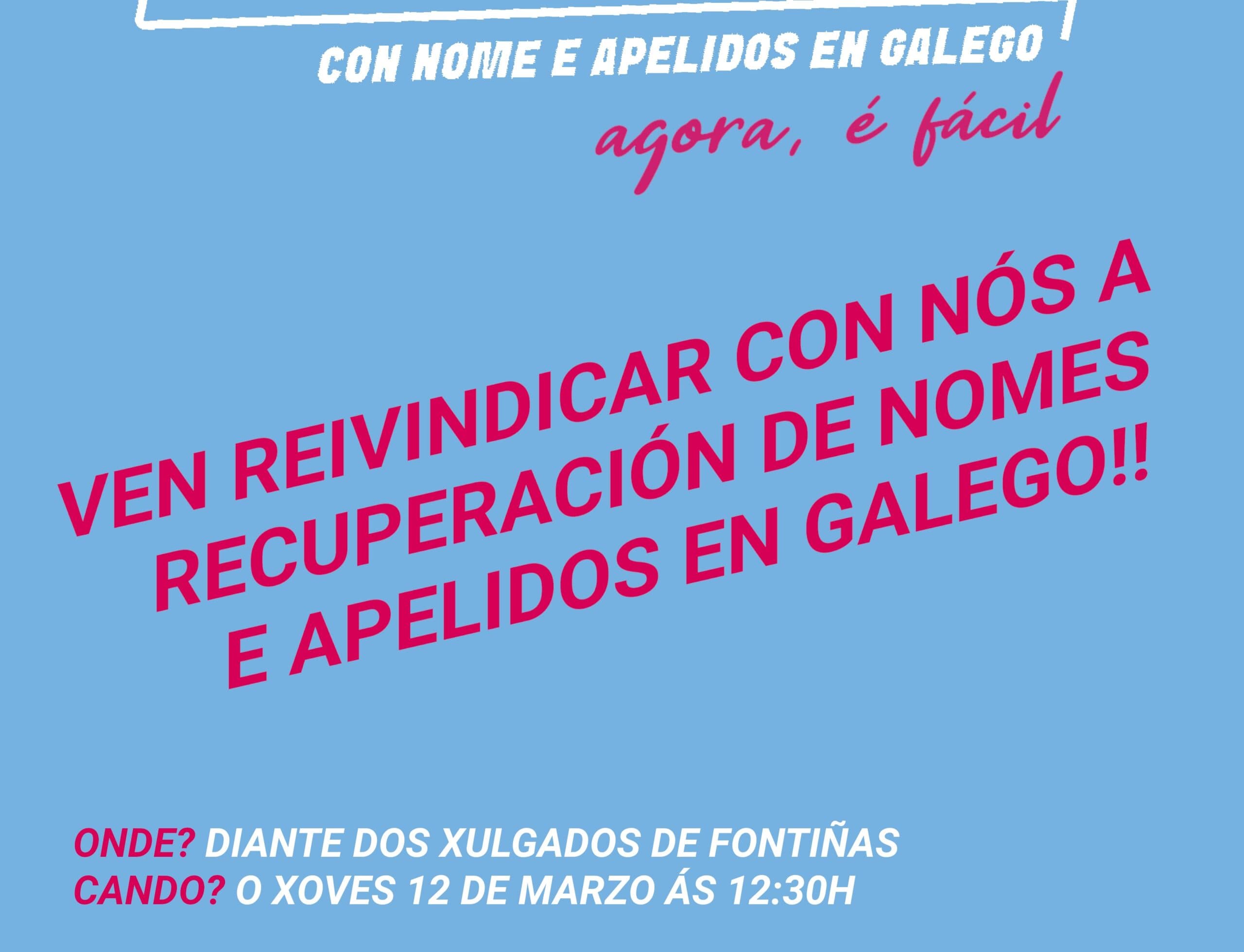 BNG chama a recuperar os nomes e apelidos na súa forma orixinal galega