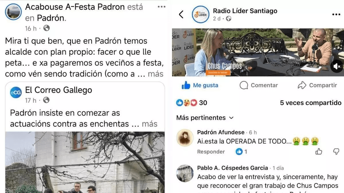 Padrón anuncia acciones legales contra los insultos machistas a dos concejalas en redes