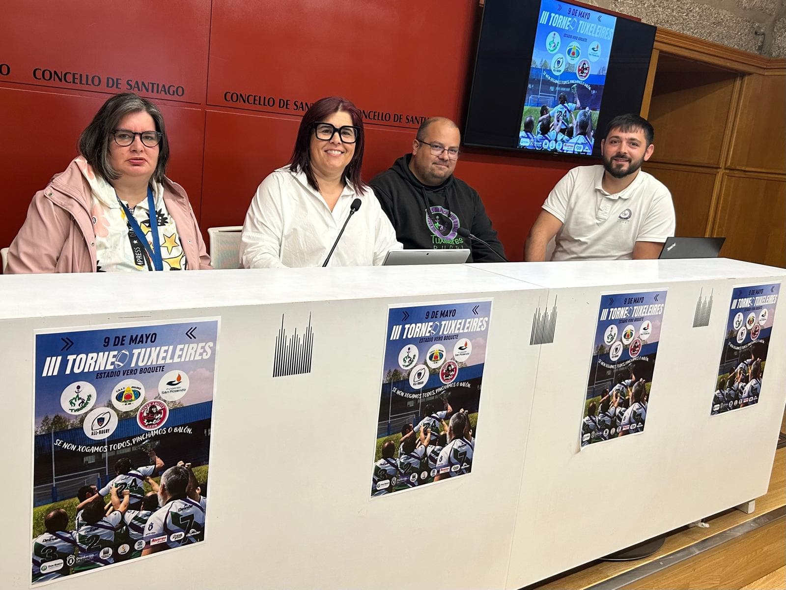 O estadio Vero Boquete acolle este sábado o III Torneo Tuxeleires de Rugby inclusivo